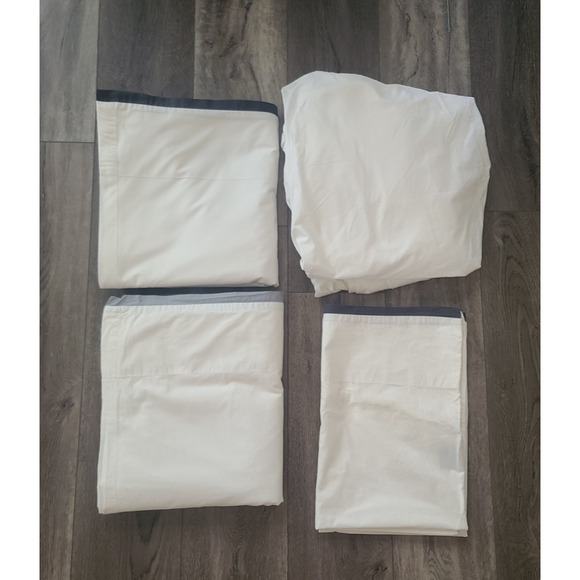 Restoration Hardware RH Teen Queen Sheet Set 2 Flat 1 Fitted 2 Pillowcases - Picture 1 of 11